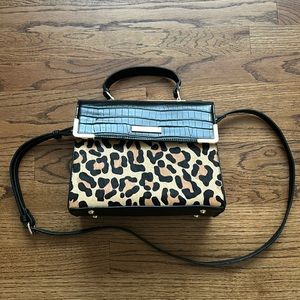 Dune leopard purse w/ coin bag
